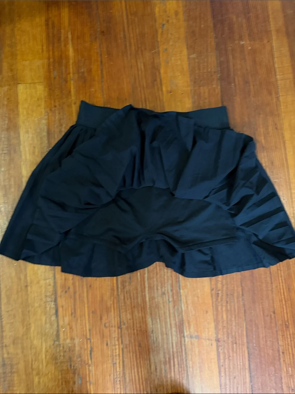 ALO Yoga Black Pleated Tennis Skirt Black Size Small
